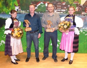 Die neuen Ehrenmitglieder des ONSV: Paul Bucher und Urs Gander